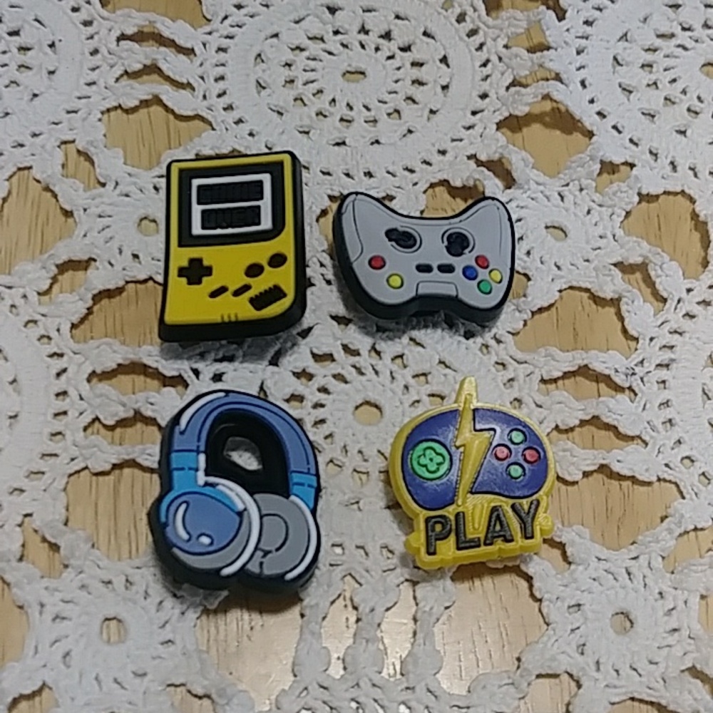 Jibbitz, Shoe Charms for CROCS or similar, video gaming